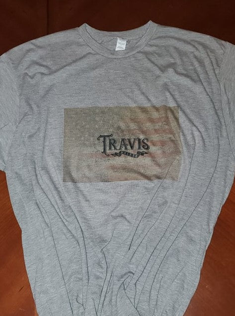 Travis Walker - Grey Logo Shirt